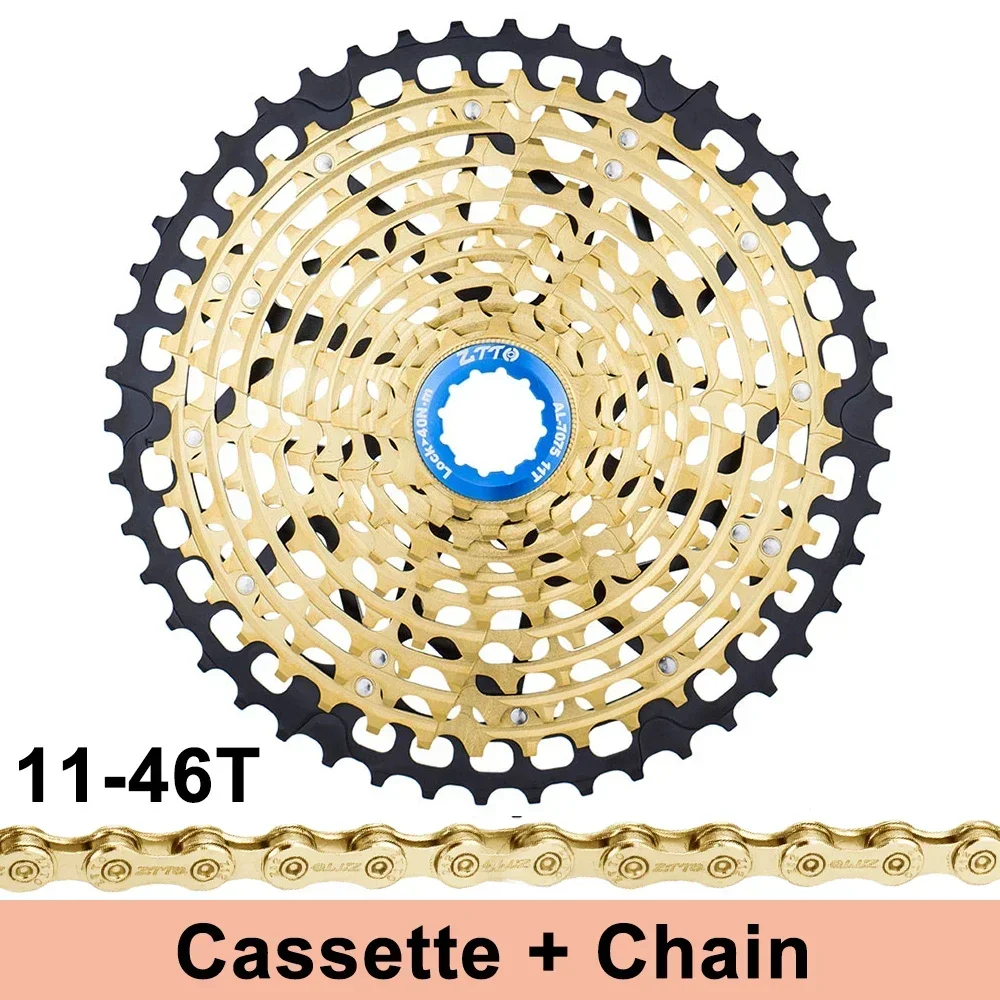 Pinon♡　キャメル0 ZTTO 11 Speed Bicycle Cassette 11-46T 50T MTB 11S HG Hub Full