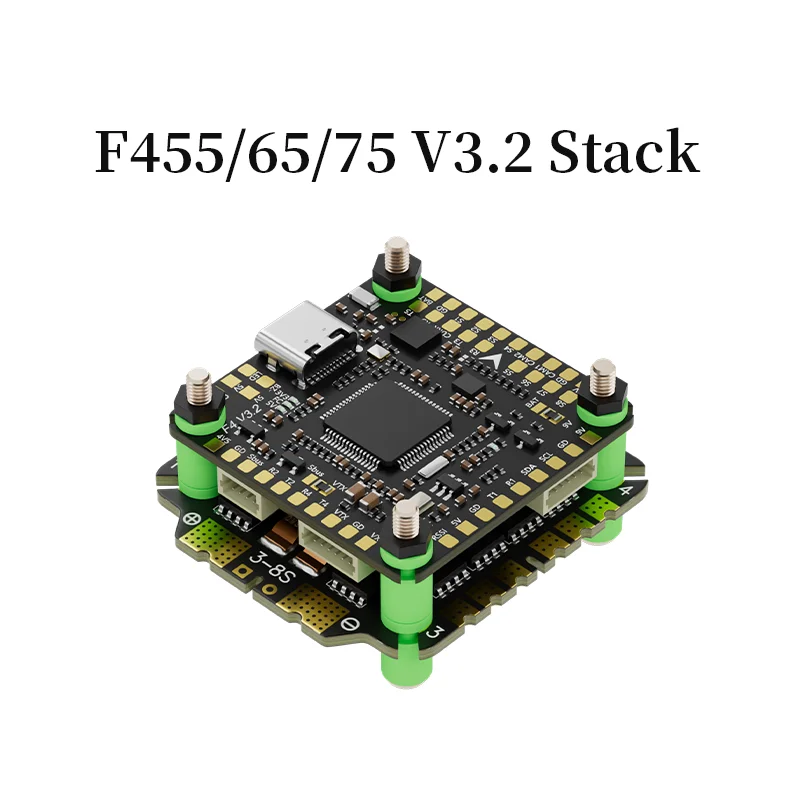 

Aocoda-RC F455/65/75 V3.2 Stack F405 V3.2 FC+55A/65A/75A 32BIT 4in1 ESC 30x30mm for FPV Freestyle Drone/RC Airplane Parts