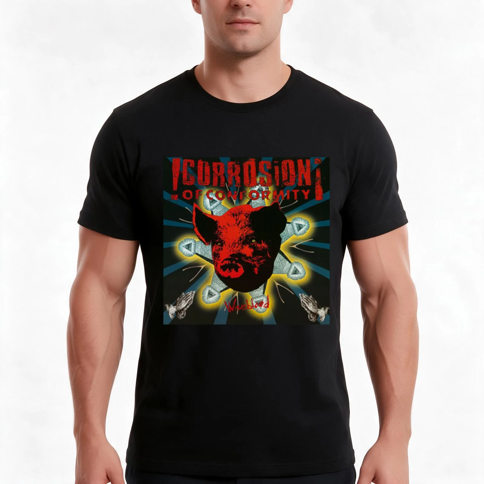 Corrosion of Conformity T-Shirt Summer Casual Cotton Tee Oversized Streetwear Tops Vintage Graphic Print Unisex Men Women