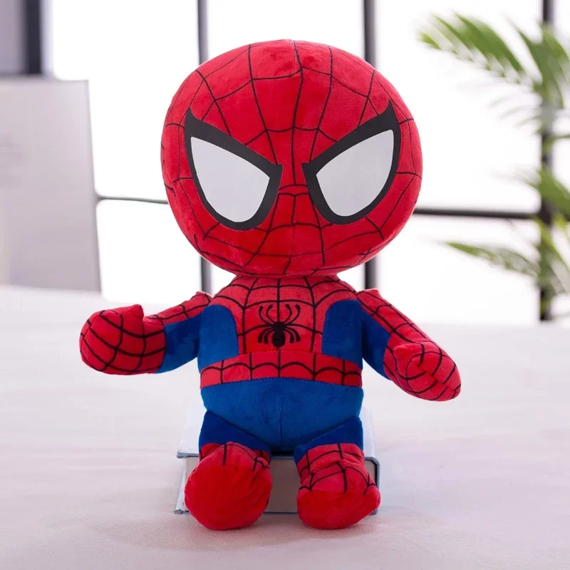 Muñecos de peluche suaves de Los Vengadores de Marvel para niños, Capitán América, Iron Man, Spiderman, Batman, película, regalos de navidad