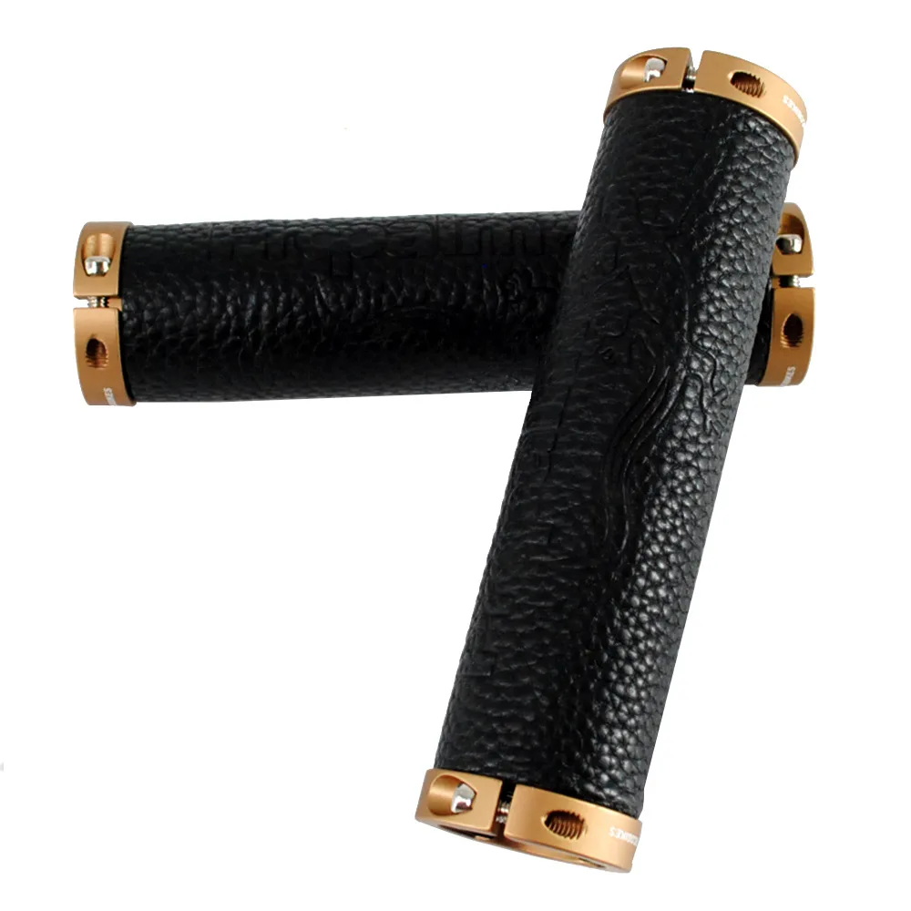 Propalm 1027EP Mountain Road Bike Genuine Leather Grips Cowhide Leather Bike Handlebar Covers Bicycle Accessories