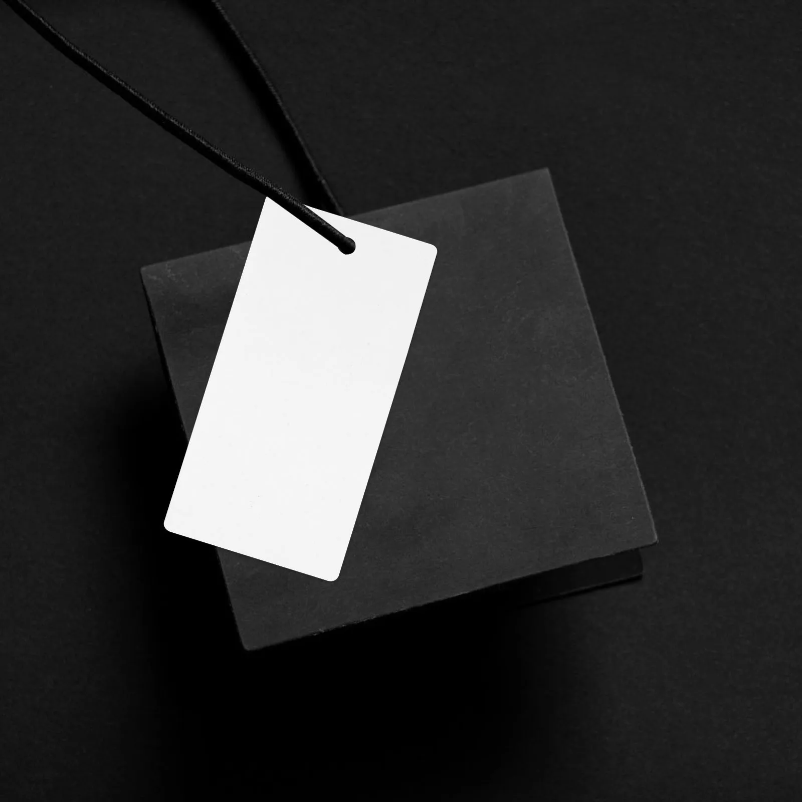 1 Roll 40X80Mm White Blank Hard Card Hanging Tags Diy Clothing Apparel Retailer Custom Blank Hangtags For Fashion Crafts, Paper