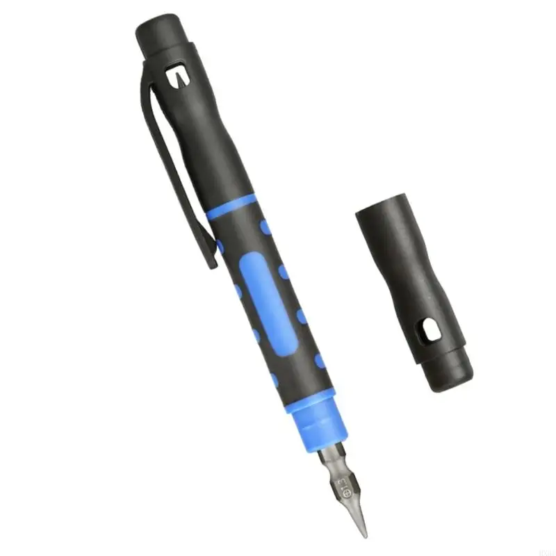 Portable 4 In 1 Pen Shaped Screwdriver with Heads for Secure Fastening HX6C