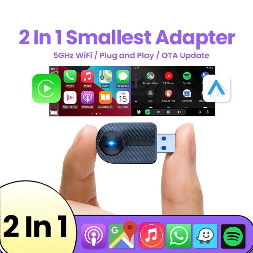 2In1 Wireless Carpl… - image