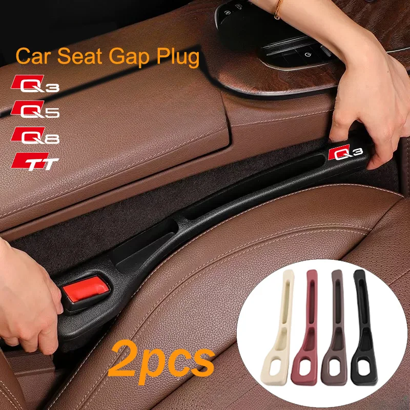 

Car Seat Gap Filler Side Seam Plug Strip Leak-proof Filling Strip For Audi Q3 Q5 Q7 Q8 Sline TT A3 A4 A5 A6 A7 A8 Accessories