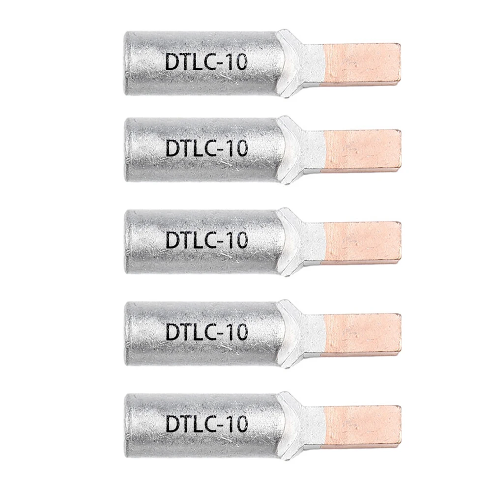 

Set of 5 Terminal Crimping Wire Connectors with DTLC Model and Copper/Aluminum Pins Suitable for Meter Box Circuit Wiring