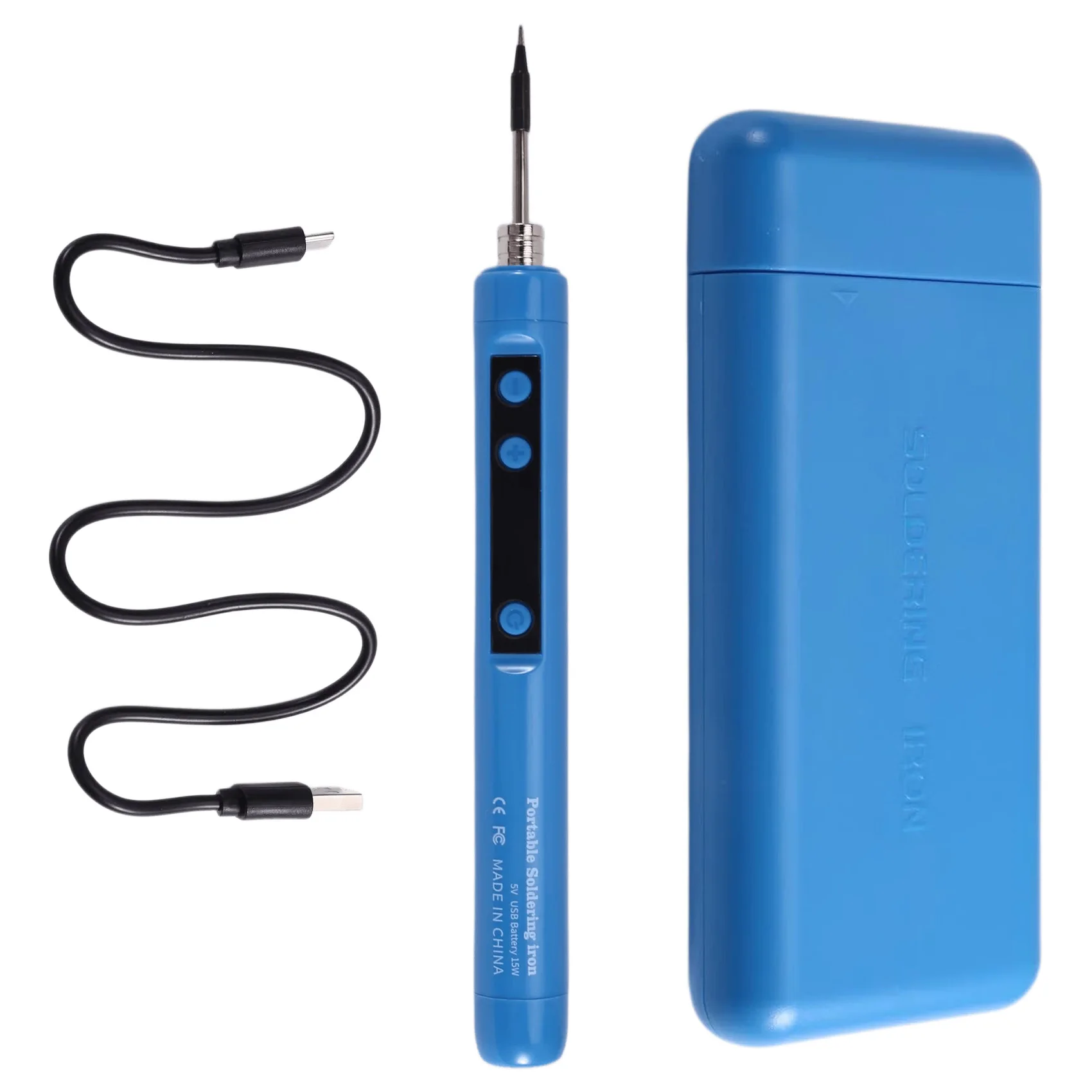 新型デジタル電気はんだごてキット-usb-c-スマート温度調節式はんだごてペン-diy電子修理用