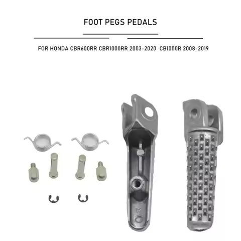 For Honda CBR600RR CBR1000RR CB1000R 2003-2020 Motorcycle Footpeg Bracket Footpeg rod fixed left and right pedals brac