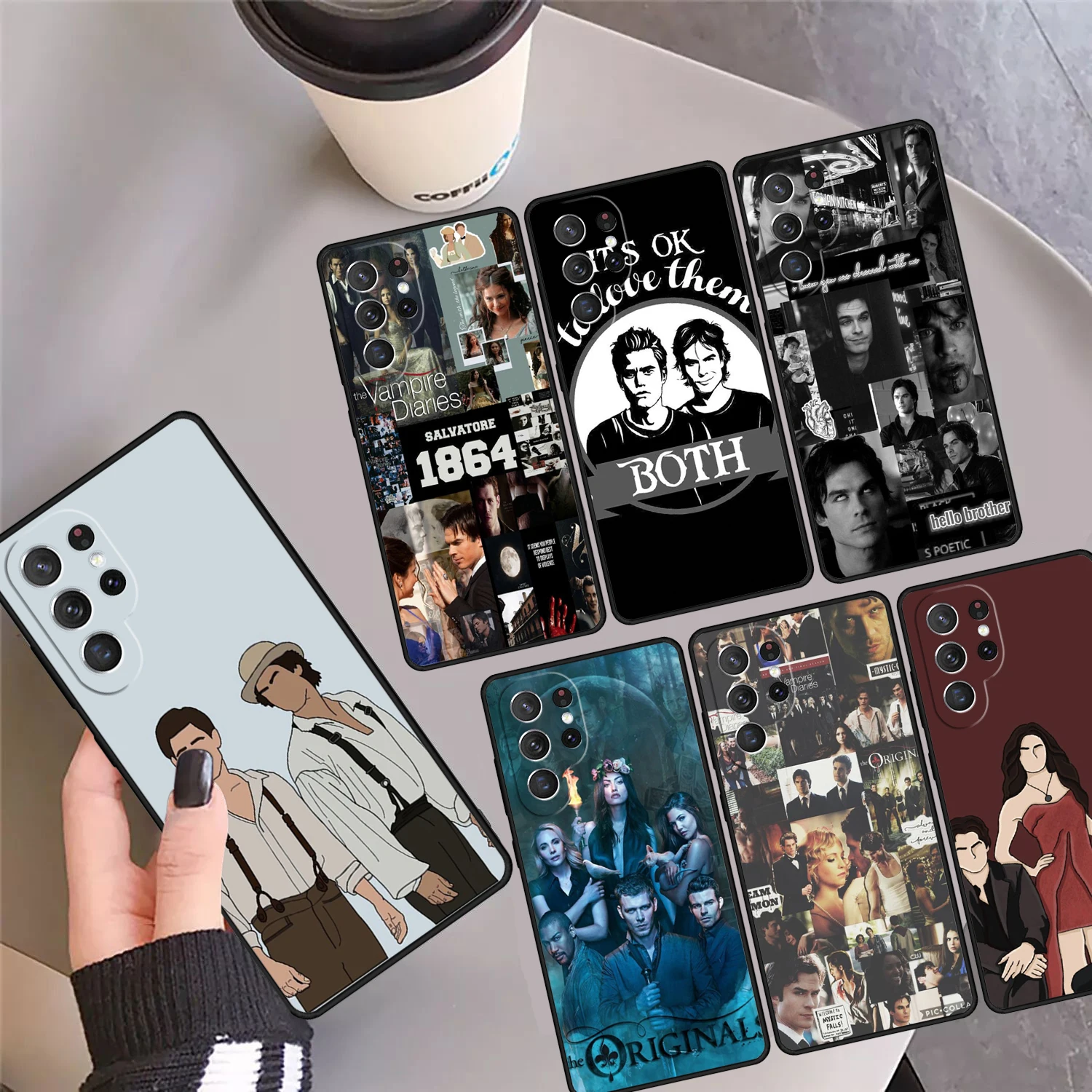 The Vampire Diaries Phone Case Cover For Samsung Galaxy S24 S25 Ultra 23 S22 Plus S21fe Lite S20 Note 10 Pro Note 20