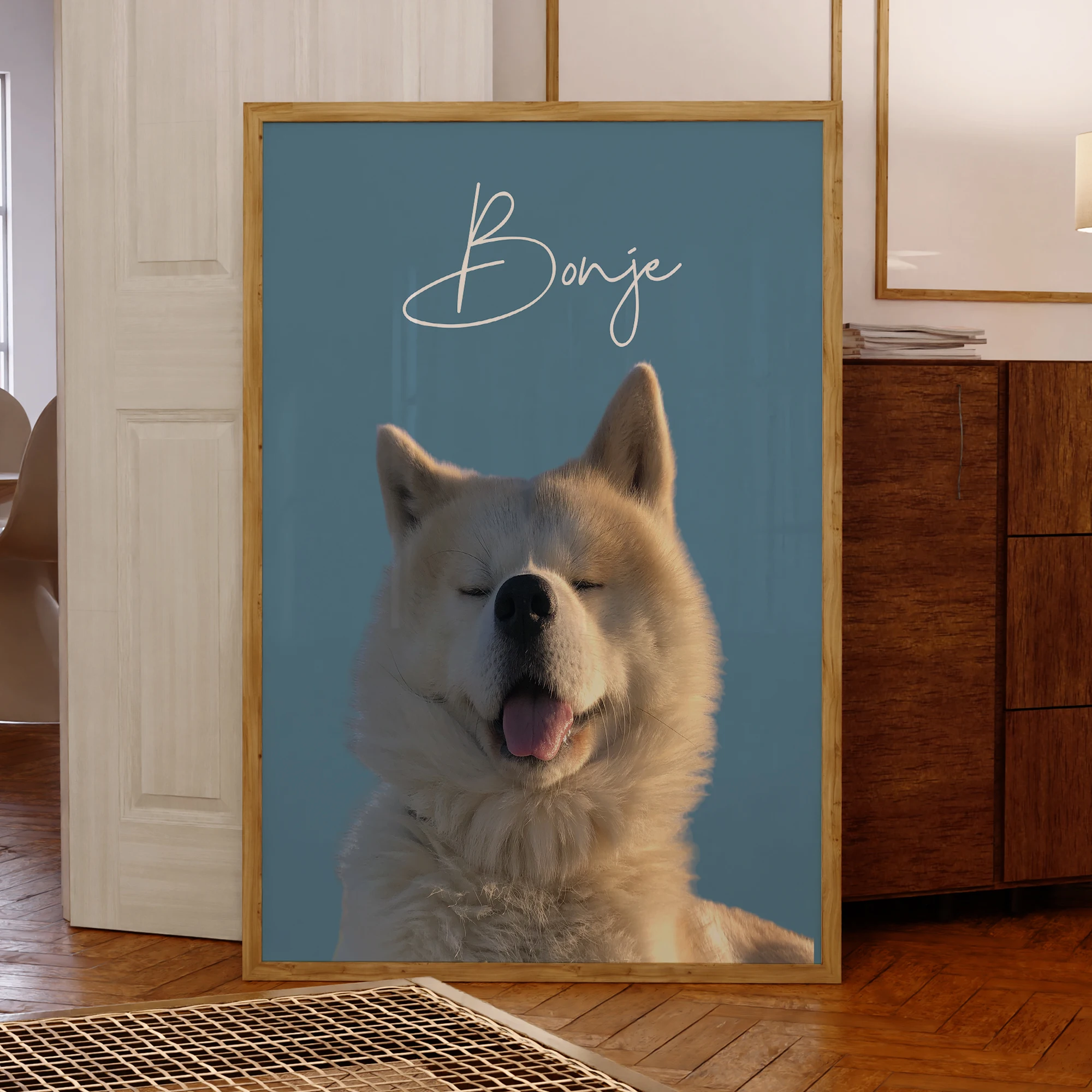 

Customized Exclusive Pet Photos Wall Art Prints Canvas Painting Poster Picture For Living Room Home Decor