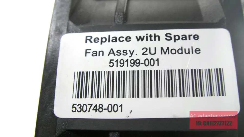 UNTUK kipas HP DL180 G6 519199 -001 / 530748 -001 AVC 2B06038B12G