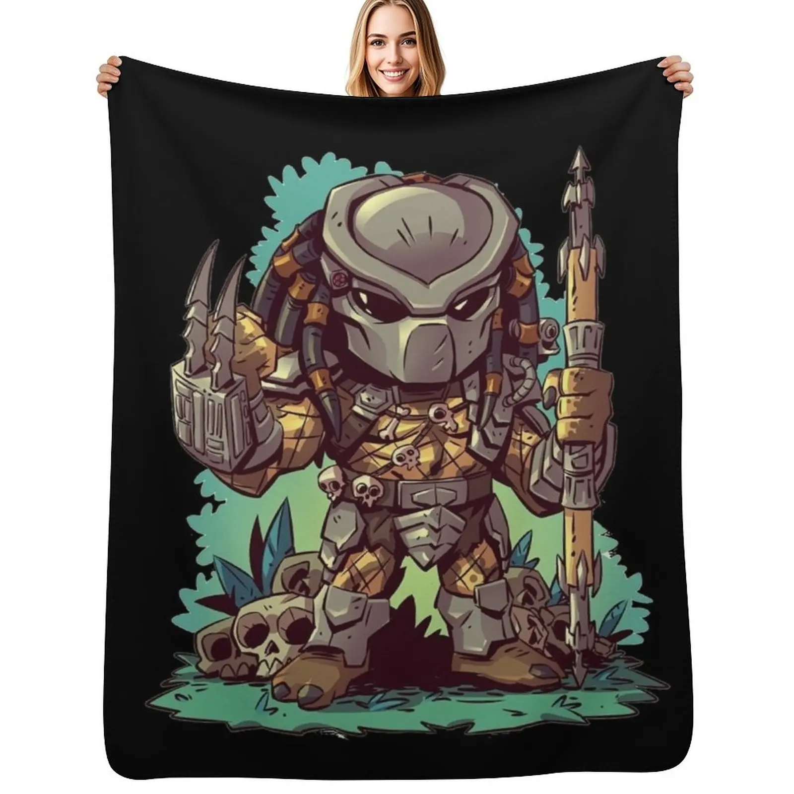 

predator Throw Blanket for sofa Decorative Throw Soft Blankets