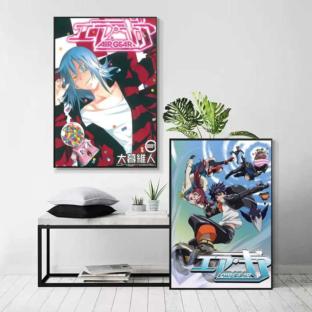 Anime Air Gear Poster Self-adhesive Art Waterproof Paper Sticker Coffee House Bar Room Wall Decor view 4