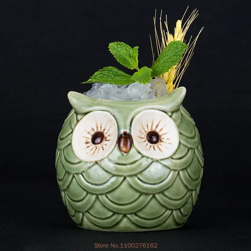 

1 шт., креативный керамический бокал для вина Tiki, бокал для коктейля, бокалы для питья, кружка для пива, посуда для напитков