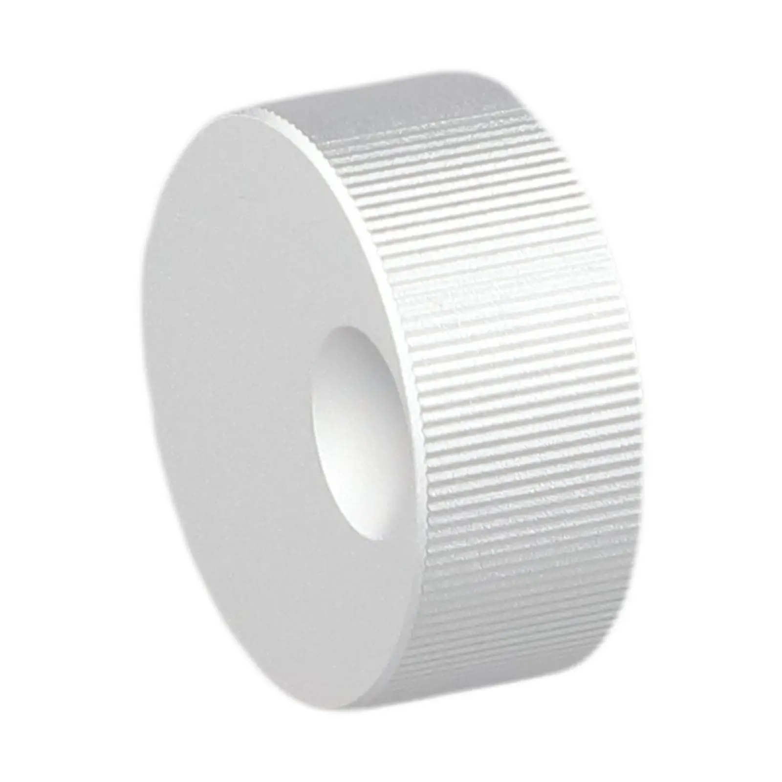 Perilla de aluminio sólido mate negro, perilla de Control de volumen de 32x13mm para potenciómetro de 6mm, perilla resistente al desgaste, piezas de equipos eléctricos
