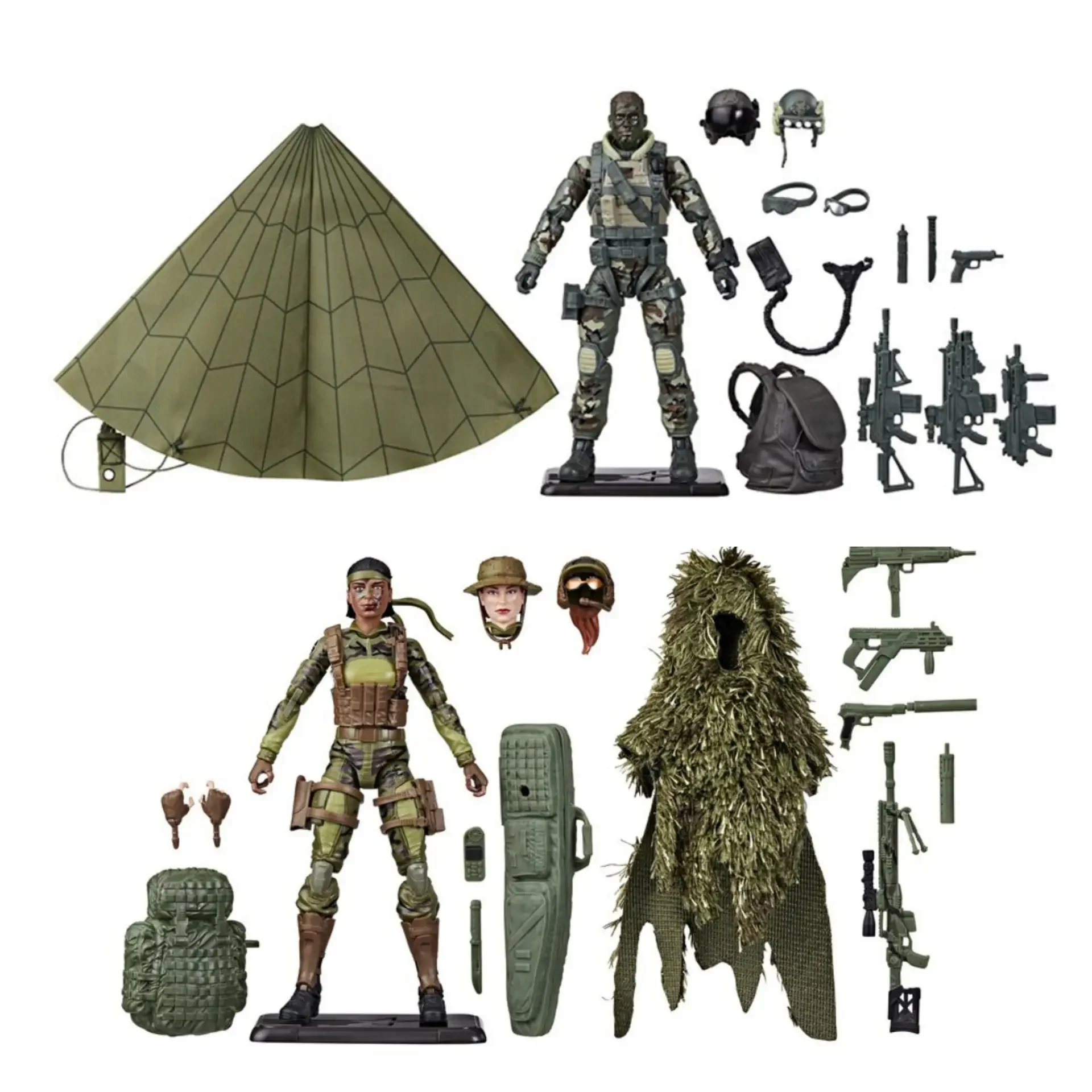 G.I.Joe Figura de acción suelta clasificada del piloto del 60 aniversario Sniper de 6"