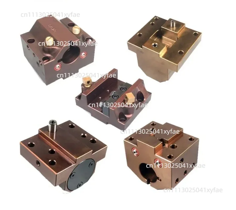 For QT100 QT200 CNC Lathe, Miniature Turret Tool Holder Block, Boring Eccentric Water Discharge Tool Clamp