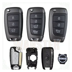 Car Key Fob Case Shell Housing for Hyundai Accent Elantra Kona Santa Fe Tucson Veloster Solaris Verna 2018 2019 2020 2021 202