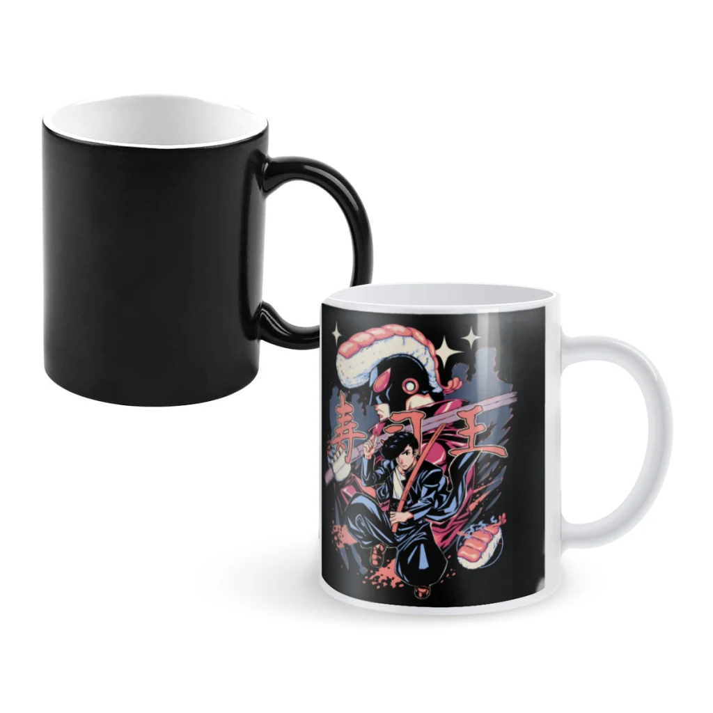 

Sushi HeroCoffee Mugs And Mug Creative Color Change Tea Cup Ceramic Milk Cups Novelty Gifts