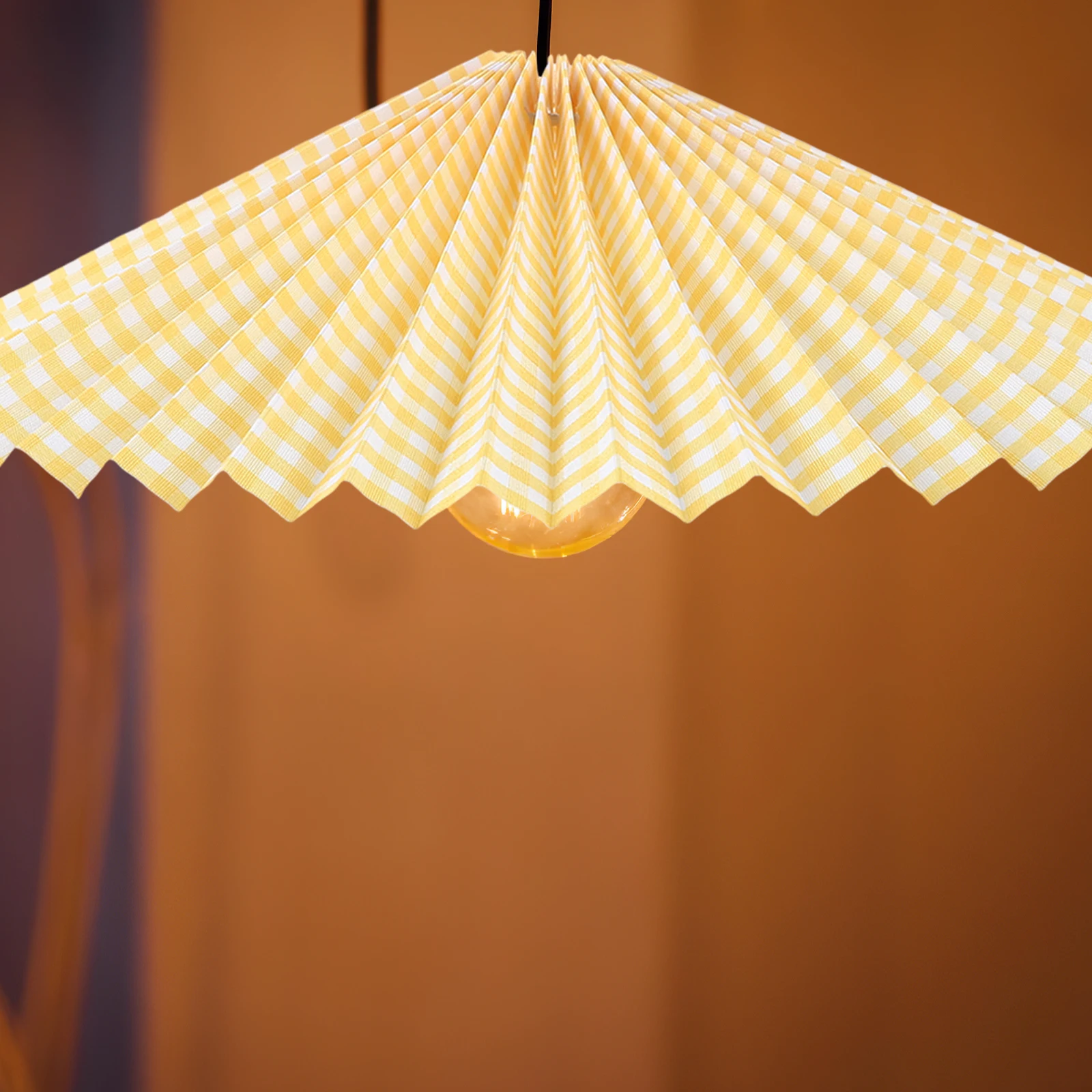 

Pleated Table Lampshade Fabric Floor Light Cover Replacement Cute Wall Umbrella