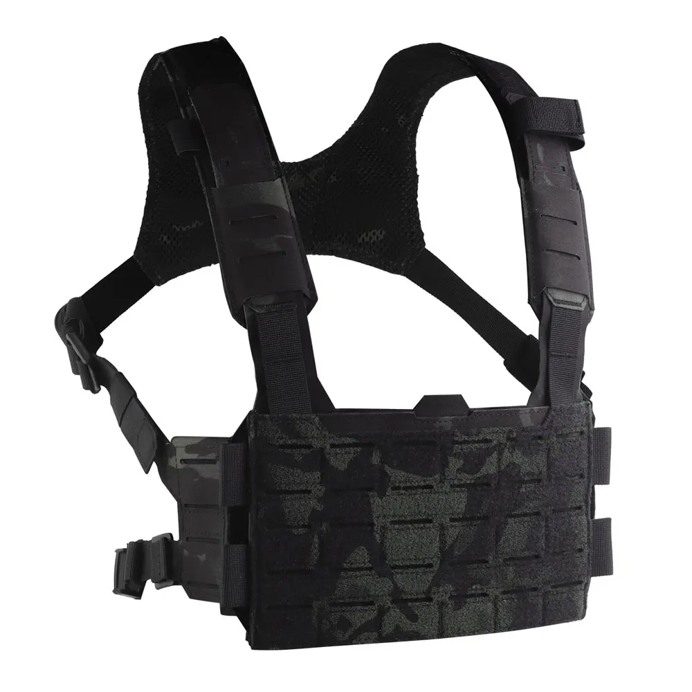Taktische Brusttasche mit Modularem, Skalierbarem MOLLE-Frontpanel, Atmungsaktive HX-Weste für Outdoor-Jagd und Airsoft – Detail 26