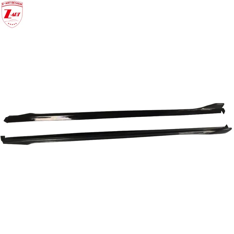 

Боковые юбки из углеродного волокна Z-ART W213 для Mercedes Benz W213 E Class, боковые бамперы из углеродного волокна для E класса E63 2020-2023