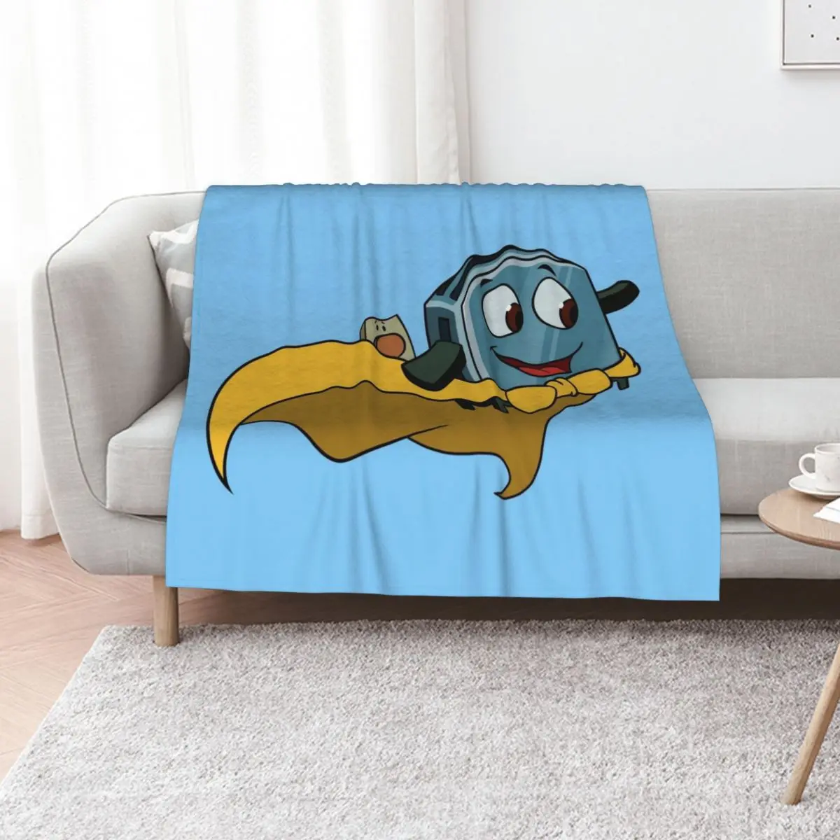 

Now This Little Toaster is Brave Throw Blanket Decorative Throw Travel halloween for winter Blankets