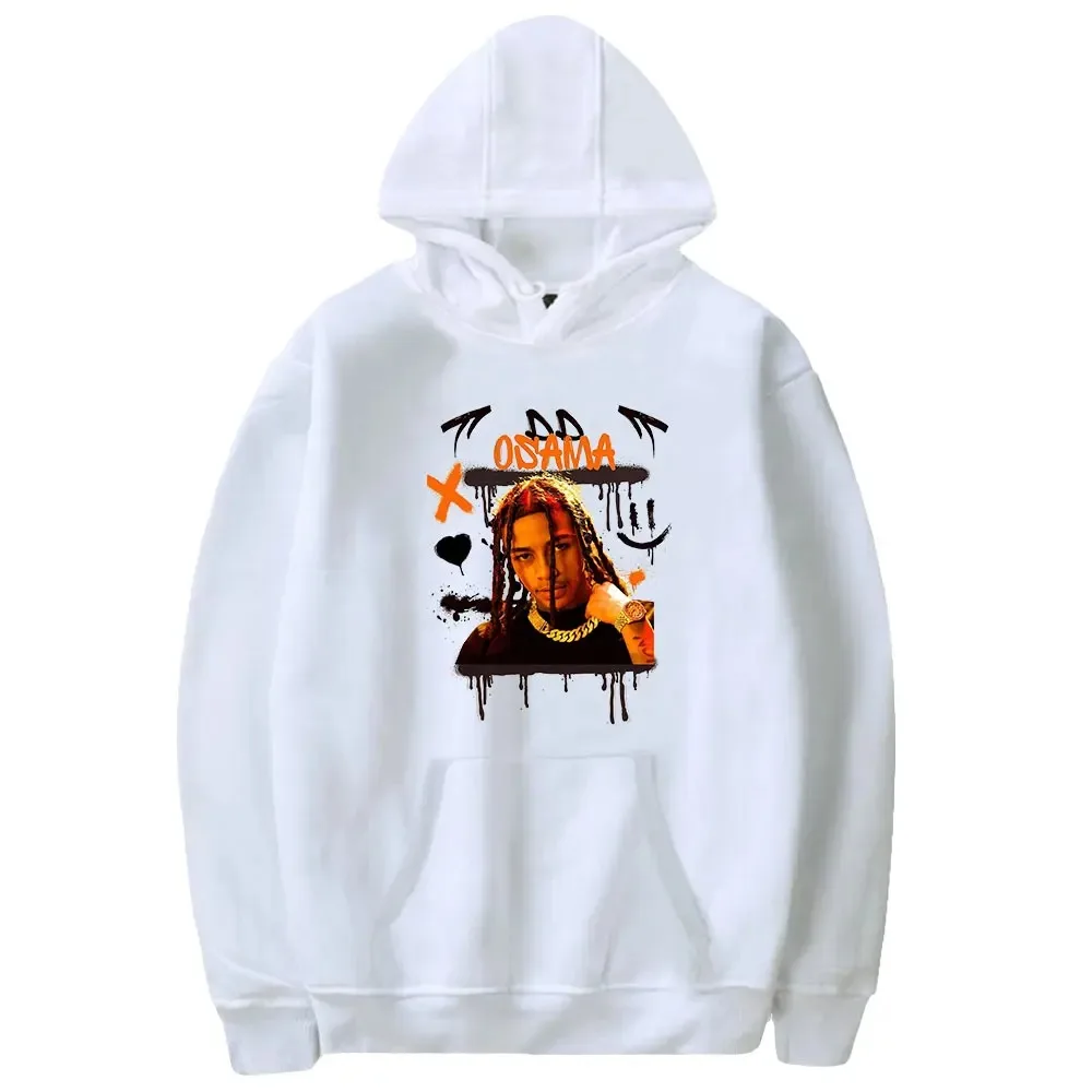 Dd osama hoodie mulheres homens manga longa pullover com capuz moletons unisex lässig streetwear moda roupas 2024