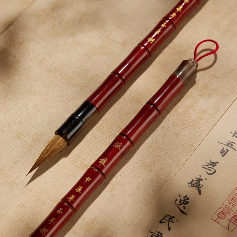 

High-end Weasel Hair Chinese Calligraphy Brush Liu Gongquan Regular Script Writing Brush Weasel Woolen Hair Chinese Painting Pen