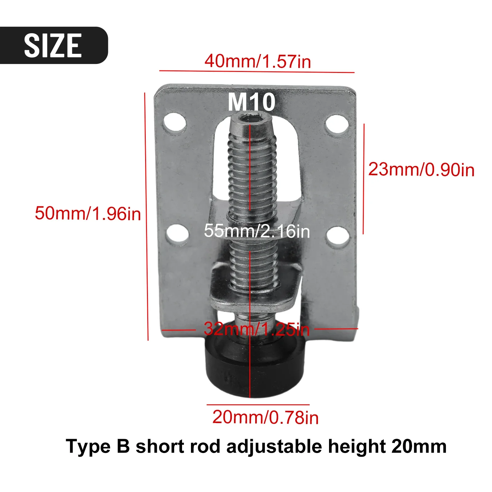 Heavy Duty Furniture Levelers Leveling Feet Adjustable Leveler Legs For Workbench/ Shelving Units/bookcase Adjustment Accessory