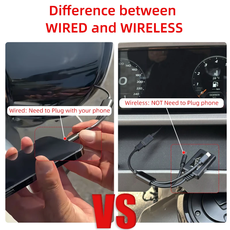 Road Faith For 2019-up Harley 117 CVO Road Glide Indian Honda Gold Wing Wired Carplay Adapter Auto Paired Bluetooth CarPlay
