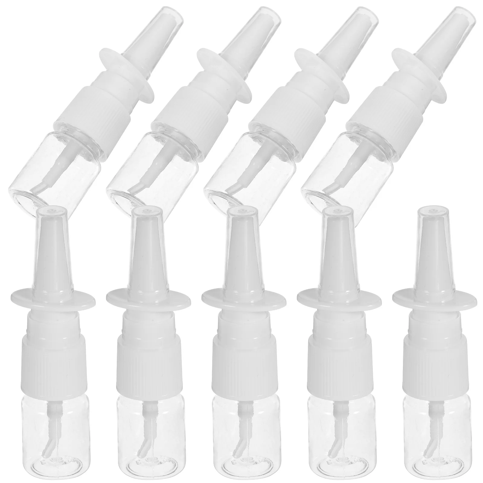 

Clear Mini Spray Bottle For Plants 15Ml Empty Nasal Pump Sprayer Refillable Travel Size Plastic Mist Atomiser