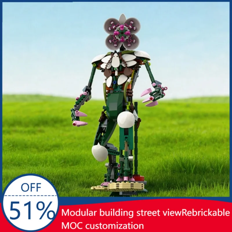 

512 PCS Monster Figure & Flower Model 10311 Building Blocks Children Diy Educational Assembly Girls Display Toy Customized Gift