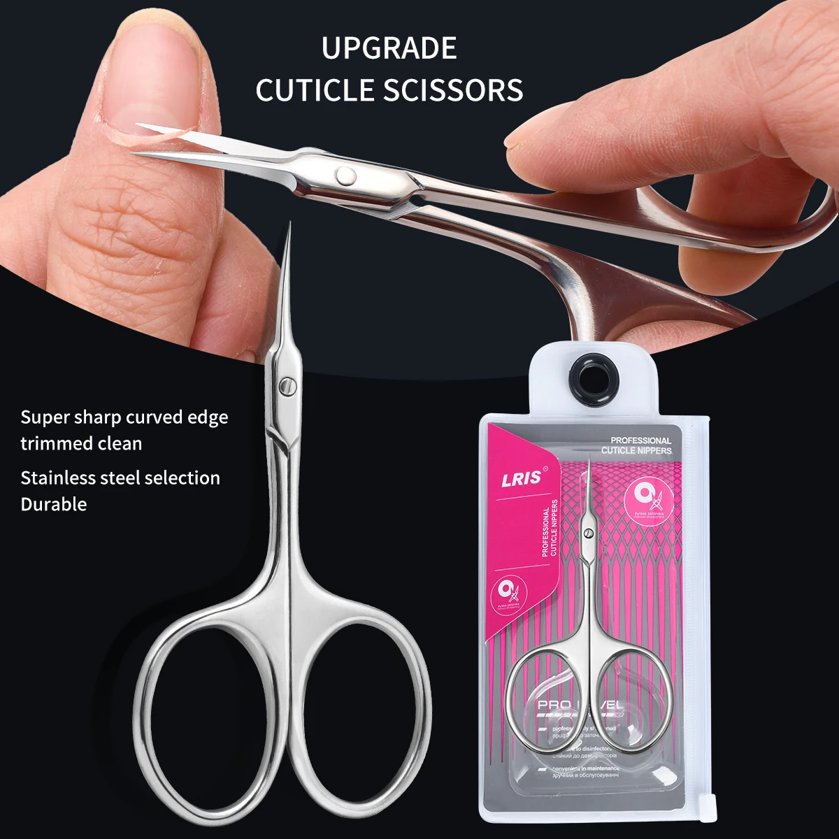 Russian Dead Skin Scissors Super Sharp Darbs Manicure Pre-stainless Steel Professional Exfoliation