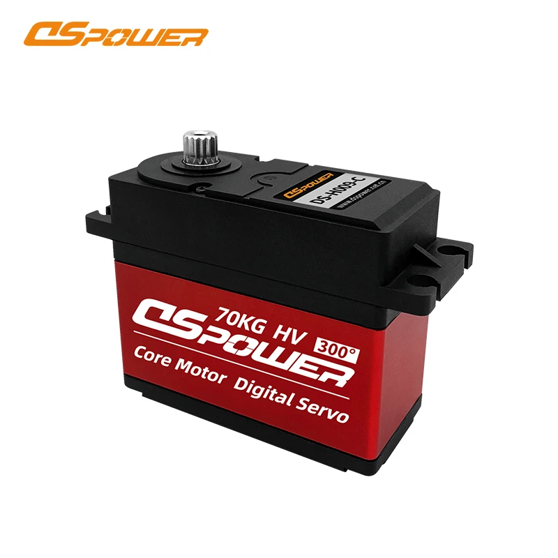 DSpower 70KG 300 ° Hohe Geschwindigkeit Spannung Metall Getriebe Wasserdicht kernlosen Digital Servo 1:5 RC Auto Crawler Roboter TRX axial Redcat