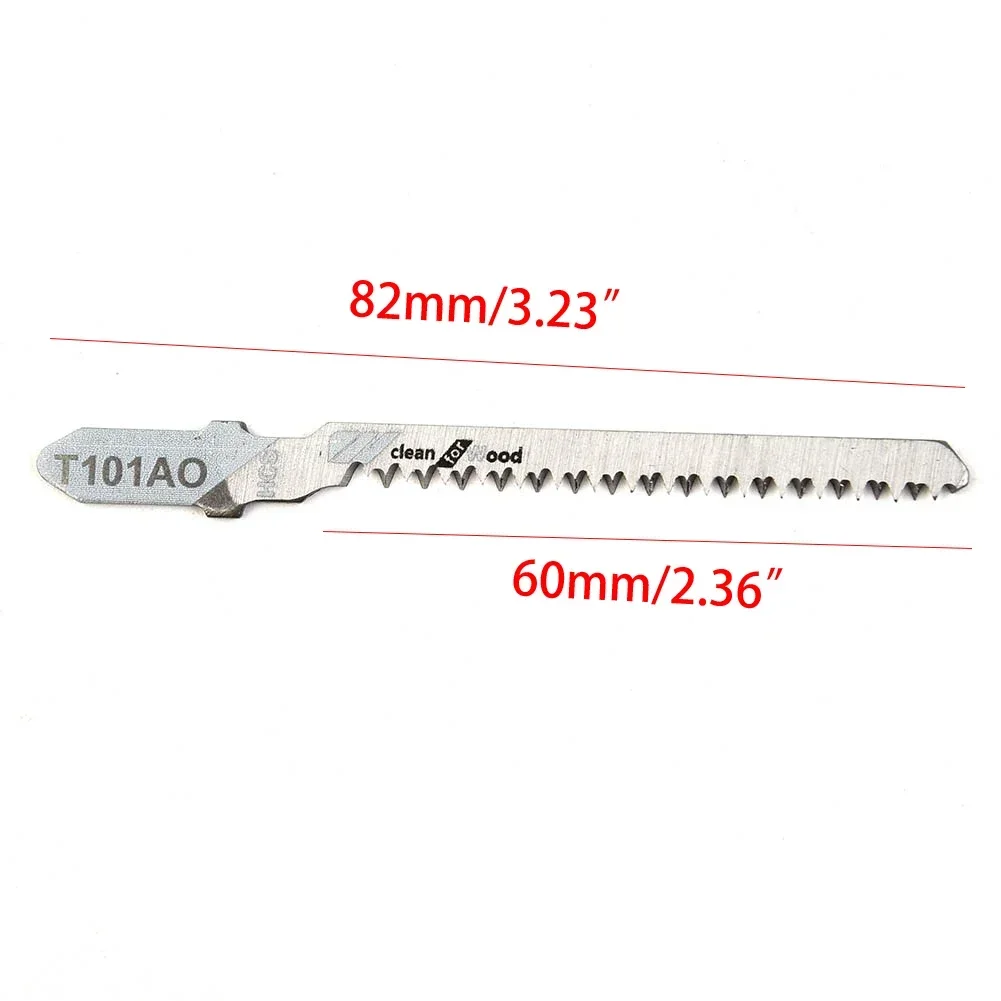 5PCS 4 \'\'T101AO HCS Acciaio T-Shank Lame per seghetto alternativo Nuovo 82mm Acciaio ad alto tenore di carbonio Lama per sega Curva Utensile da