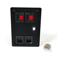 American style Arcade Dual entry Coin Door With Quarter coin Acceptor For Arcade Replacement Iron Door Construction