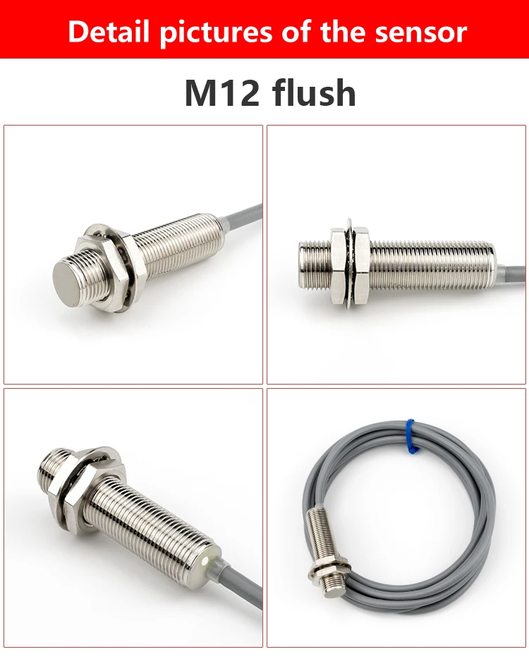 High Quality M12 Paperback 0-10V Analog Voltage Output IP67 Grade 3mm/4mm Induction Distance Normally Open Proximity Sensor