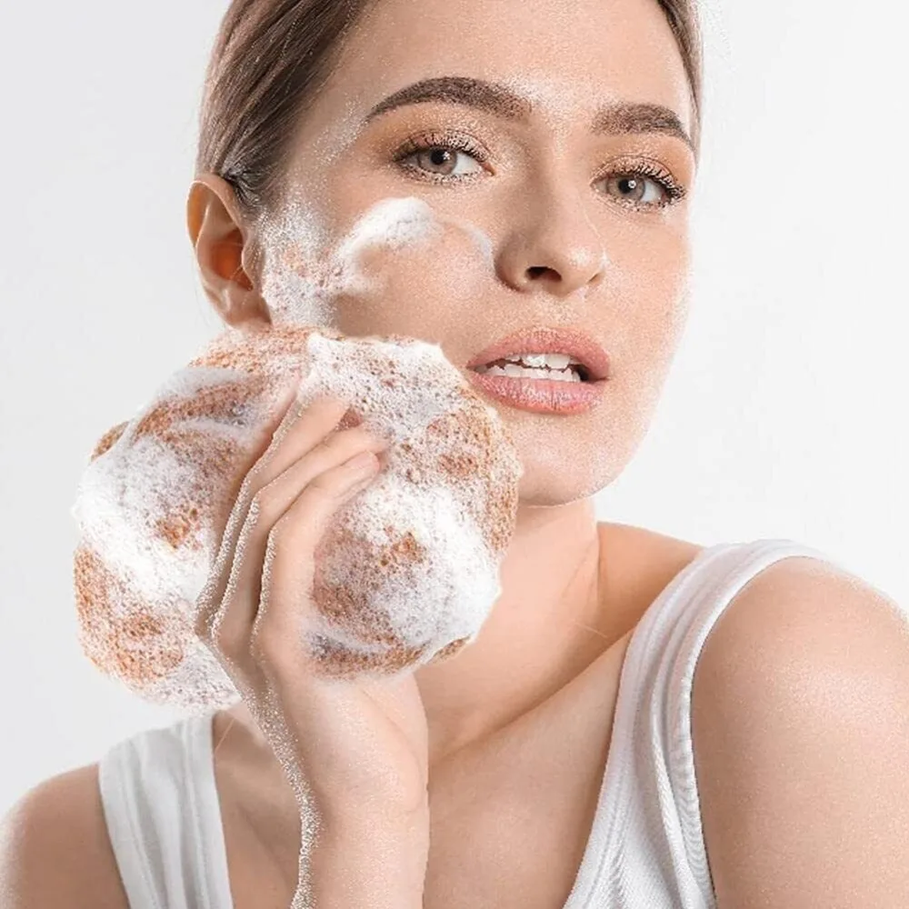 Exfoliating Mesh African Exfoliating Net Sponge Back Scrubber Long Strip African Net Long Net Skin Smoother Smooth Skin view 3