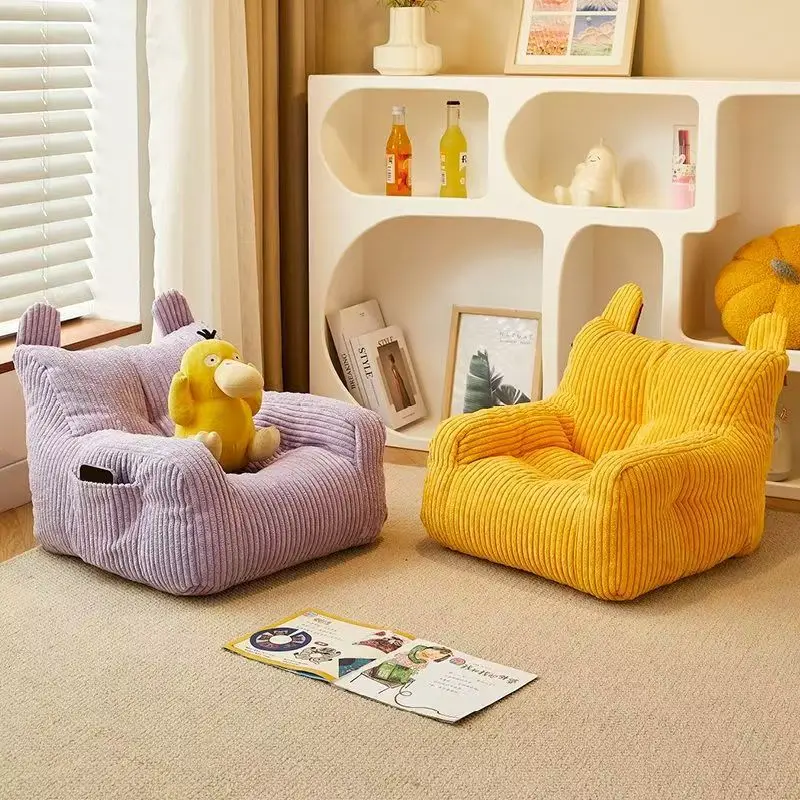 Internet celebrity lazy sofa children sofa pet sofa reading corner mini  cute cartoon striped small image 3