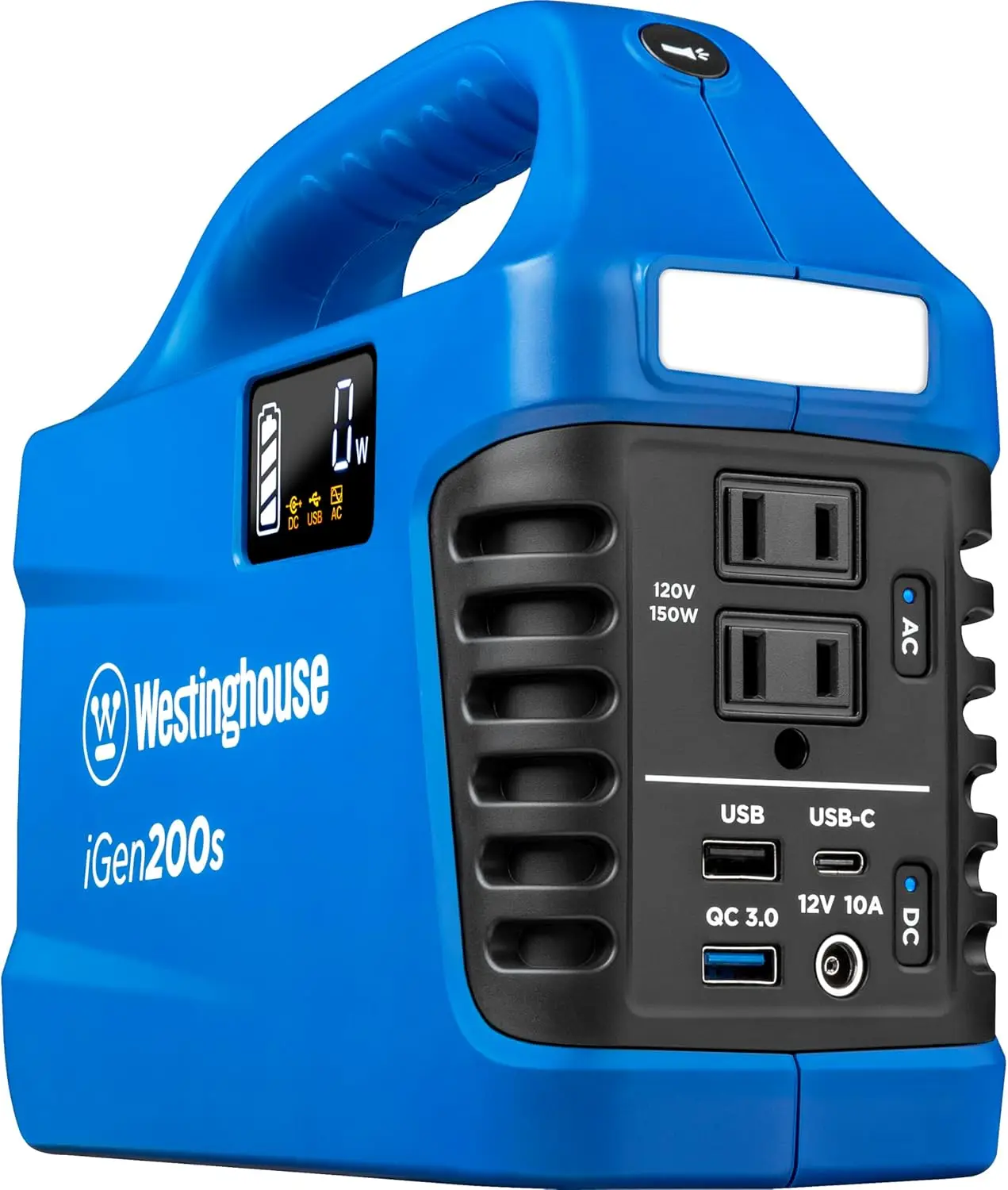 

300 Peak Watt Portable Power Station & Solar Generator, Modified Sine Wave AC Outlet, Backup Lithium Battery for Camping,