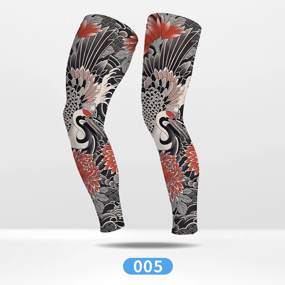 GTUBIKE Sommer-Rad-Kompressionsbeinschoner für Outdoor-Sportarten, schnelltrocknend, Knieschutz, Leggings für Laufen, Basketball, UV-Schutz