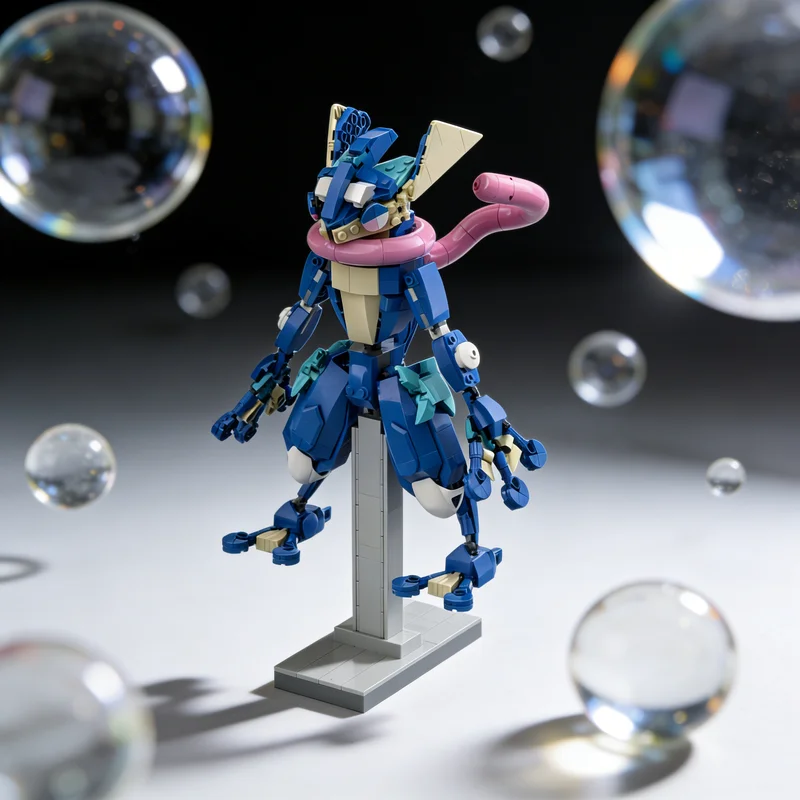 

Набор строительных блоков MOC Greninja (625 деталей) – модель для сборки, подарок для творчества, коллекционный предмет, декор для дома и офиса, премиум-класс, для взрослых и детей