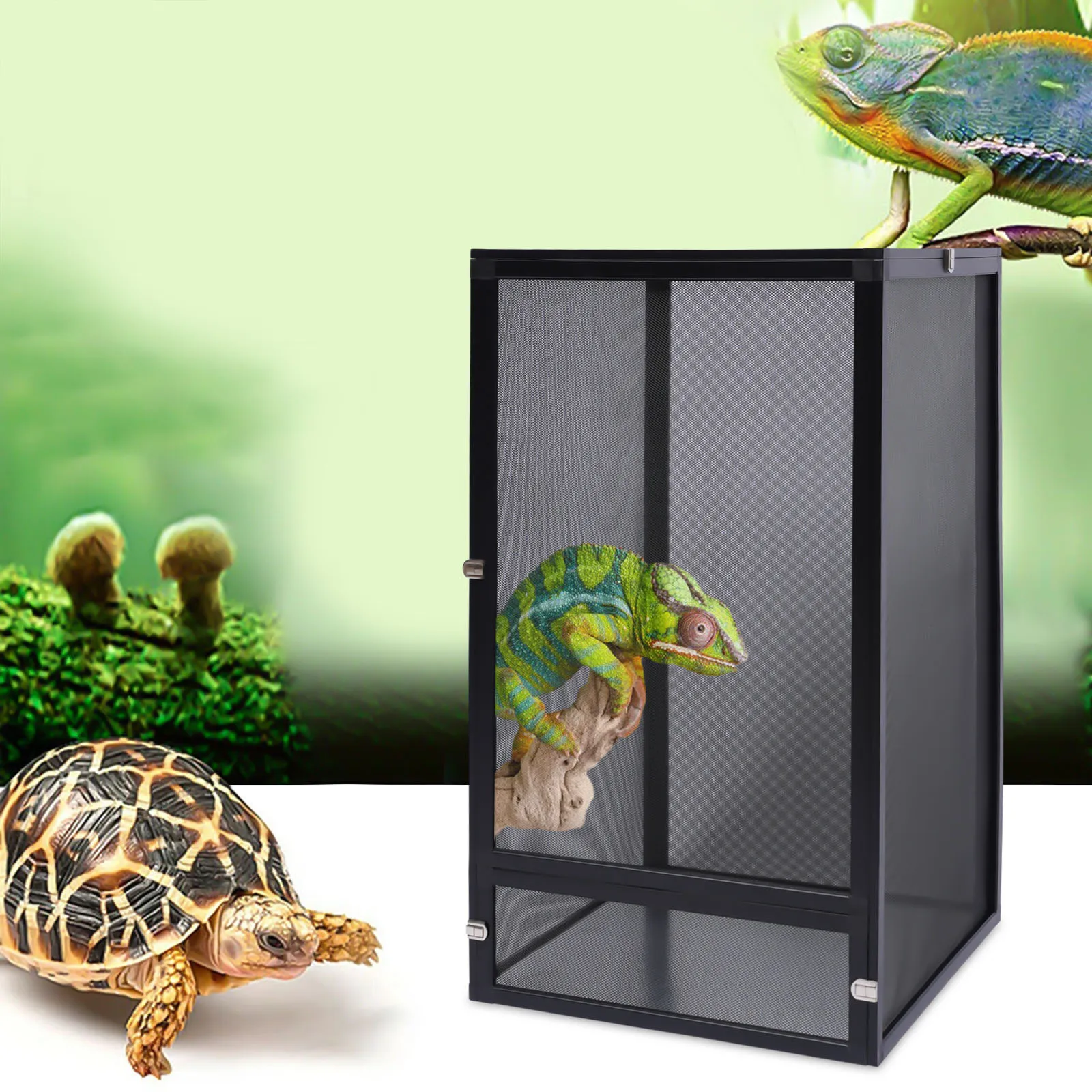 Large Breeding Cage For Reptile Chameleon  Aluminum Alloy Breeding