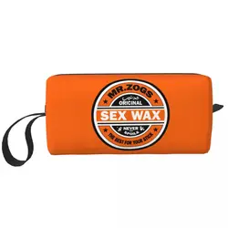 Fashion Mr Zogs Sex Wax Travel Toiletry Bag for Women Surfing Surf Gift Cosmetic Makeup Organizer Beauty Storage Dopp Kit