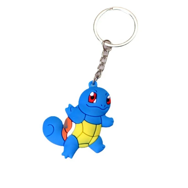 Pokemon Soft PVC Keychains Pikachu Eevee Dragonite Figure Key Rings Pokemon Bag Car Key Pendant Collectible Gift for Kids Toys view 4