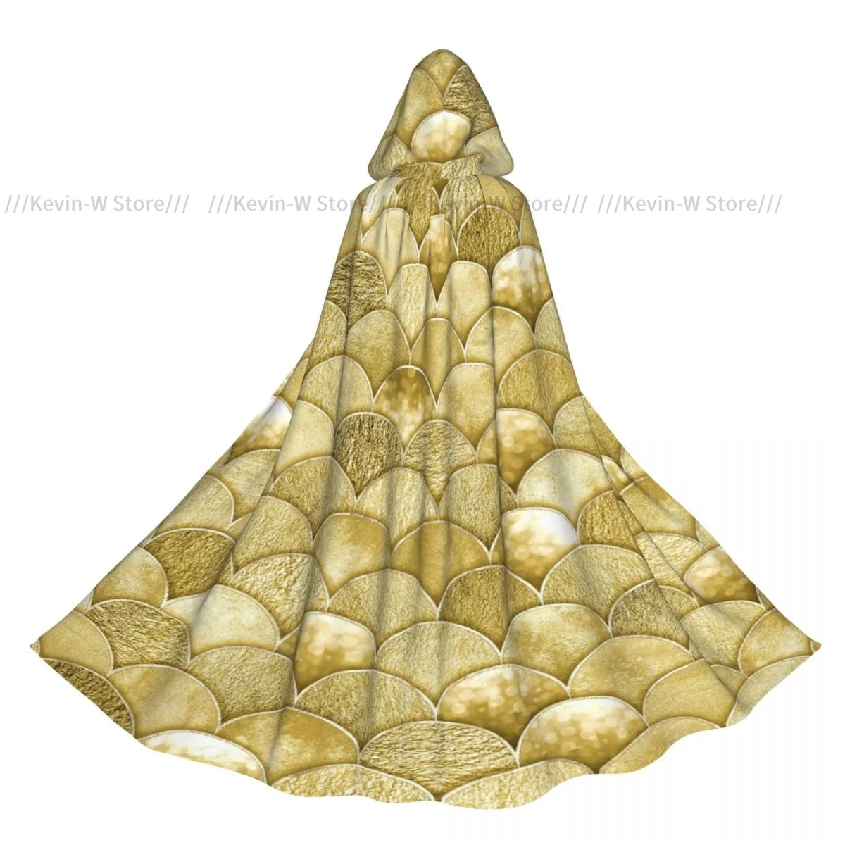 

Unisex Witch Party Reversible Hooded Adult Vampires Cape Cloak Mermaid Fish