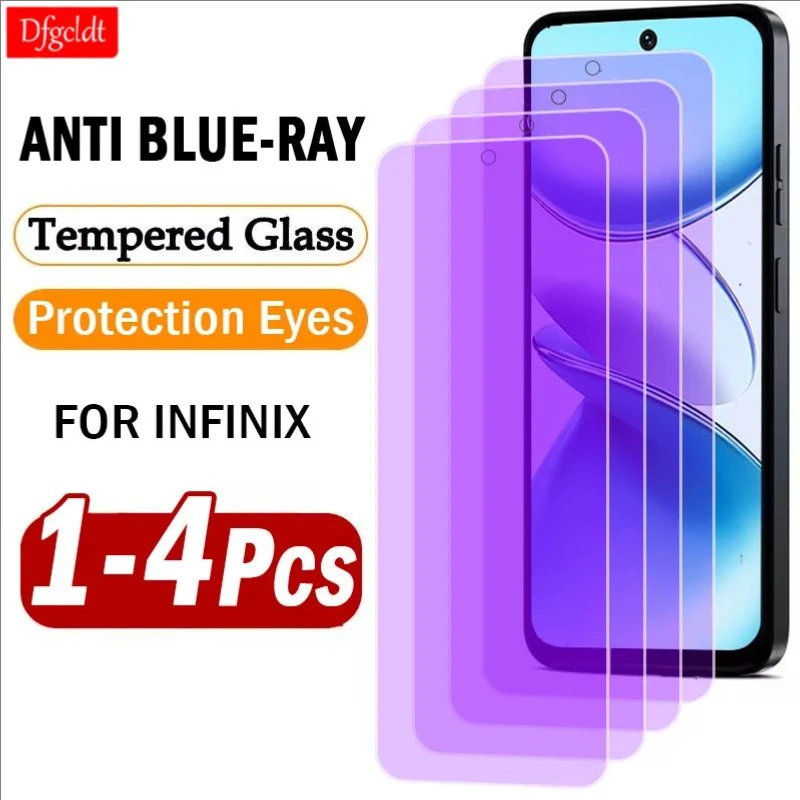 

1-4 шт. защитная пленка с защитой от синего света для Infinix Smart 9 8 7 HD Защитная пленка для экрана Infinix Smart 8 Pro Plus закаленное стекло