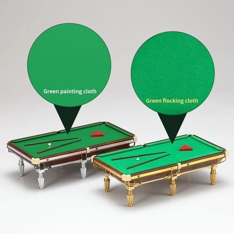 Modello di tavolo da biliardo 3D appena lanciato, modello di tavolo da biliardo di simulazione in scala 1:14, giocattolo da tavolo da biliardo decorativo TP-M901