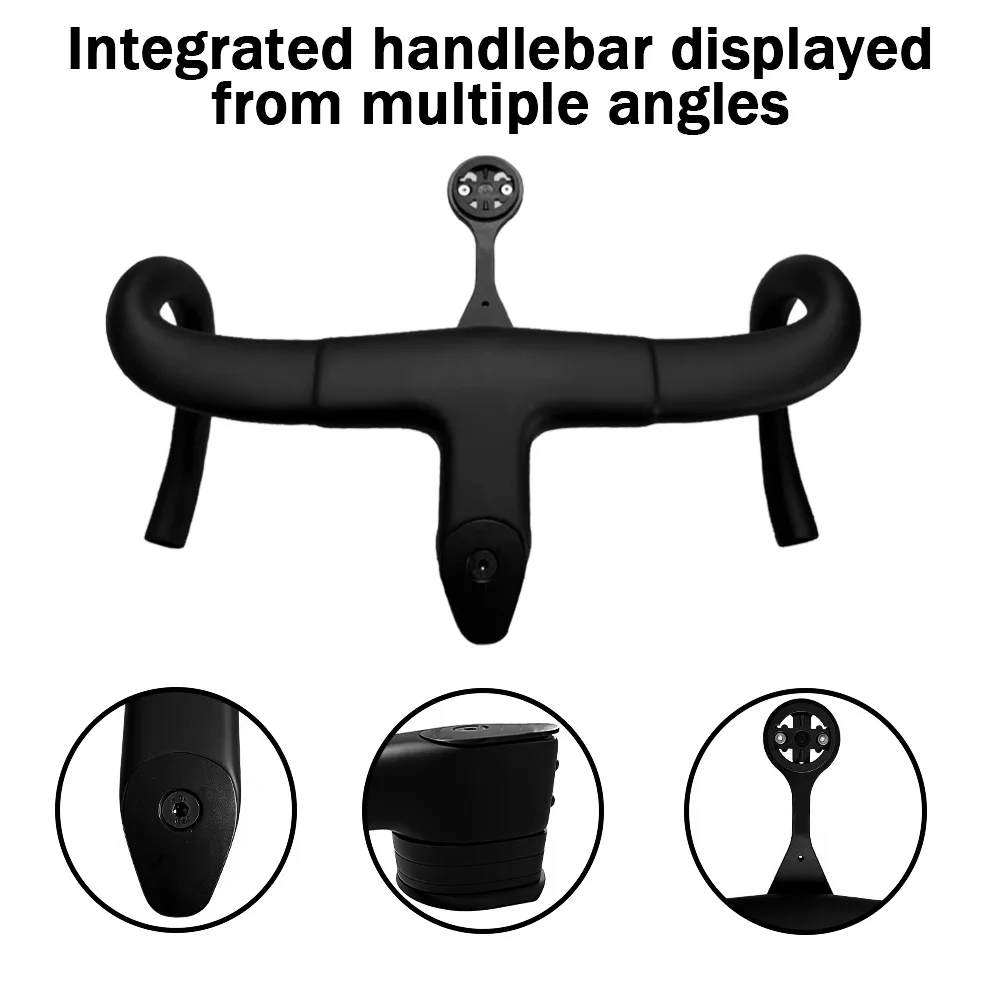 Manillar integrado de fibra de carbono T1000 para bicicleta de carretera Pinarello, nuevo manillar aerodinámico integrado F12 F14 para bicicleta de carretera.
